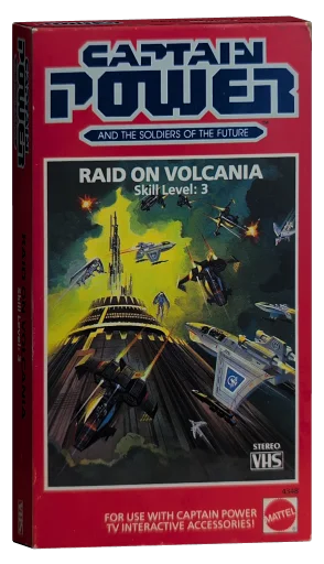 Captain Power and the Soldiers of the Future: Raid on Volcania VHS cover
