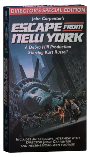 Escape from New York VHS, New Line Home Video