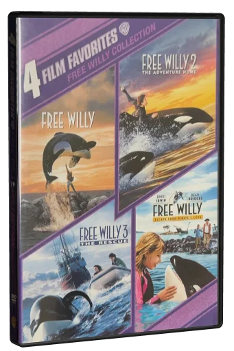 4 Film Favorites: Free Willy Collection DVD cover