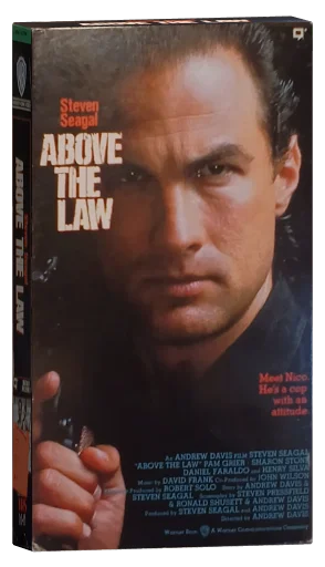 Above the Law VHS, Warner Home Video