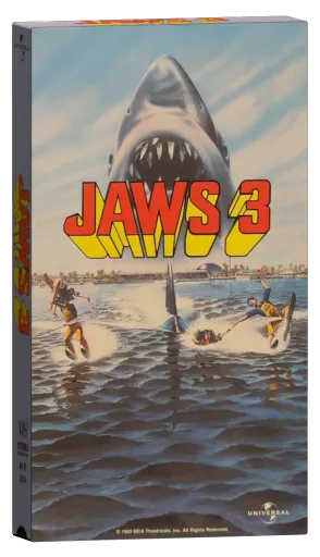Jaws 3-D VHS, Universal