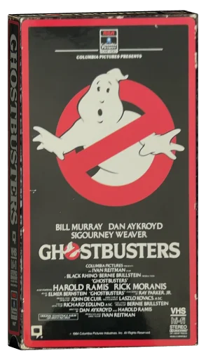 Ghostbusters VHS, RCA/Columbia Pictures Home Video