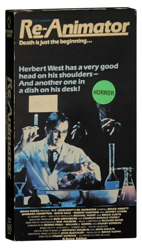 Re-Animator VHS, Vestron Video