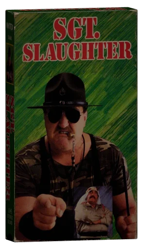 Sgt. Slaughter VHS cover