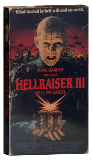 Hellraiser III: Hell on Earth VHS, Viz Video
