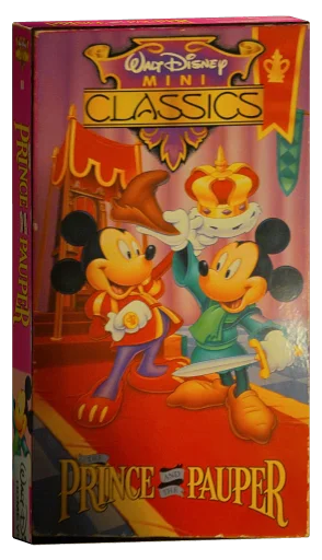 The Prince and the Pauper VHS, Walt Disney Home Video