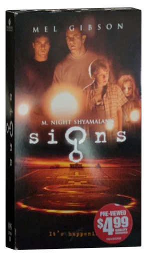 Signs VHS, Touchstone Home Entertainment