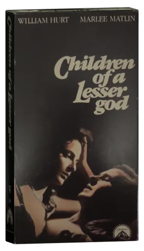 Children of a Lesser God VHS, Paramount Pictures