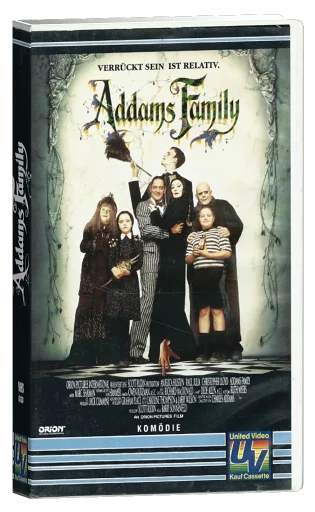 The Addams Family VHS, United Video