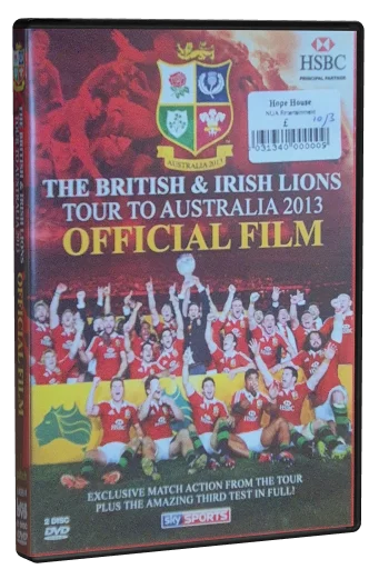 The British & Irish Lions Tour to Australia 2013 Official Film DVD cover