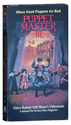 Puppet Master III: Toulon's Revenge VHS, Paramount Home Video