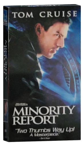Minority Report VHS, DreamWorks Home Entertainment