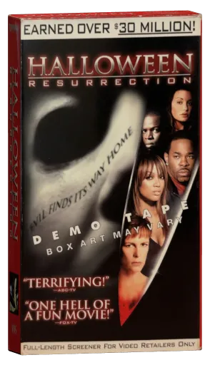 Halloween: Resurrection VHS, Dimension Home Video