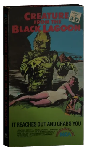 Creature from the Black Lagoon VHS, MCA Home Video