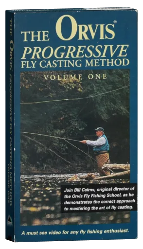 The Orvis Progressive Fly Casting Method VHS cover