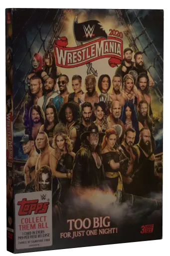 WrestleMania 36 DVD cover