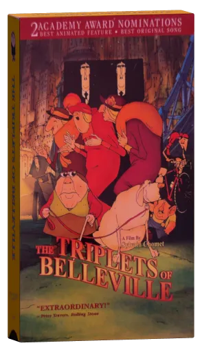 The Triplets of Belleville VHS cover