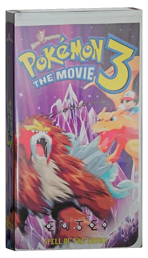 Pokémon 3: The Movie VHS, Warner Bros. Home Entertainment