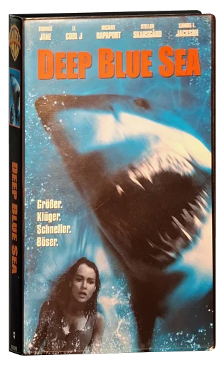 Deep Blue Sea VHS, Warner Home Video