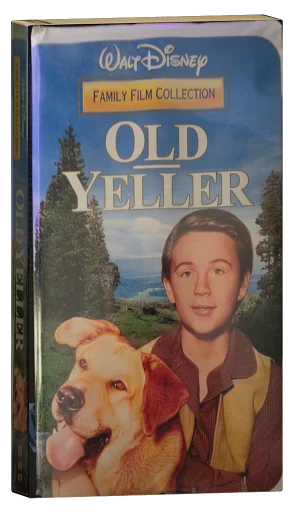 Old Yeller VHS, Walt Disney Home Video