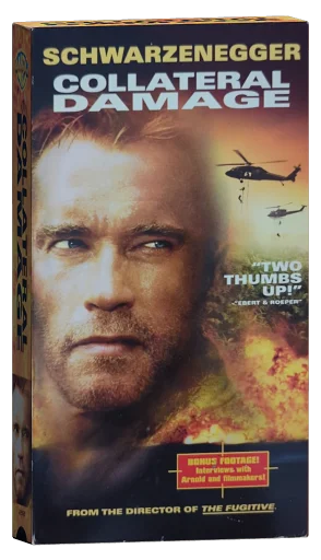 Collateral Damage VHS, Warner Home Video
