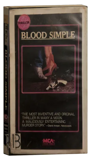 Blood Simple VHS, MCA Home Video
