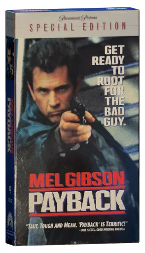 Payback VHS cover