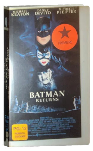 Batman Returns VHS, Warner Home Video