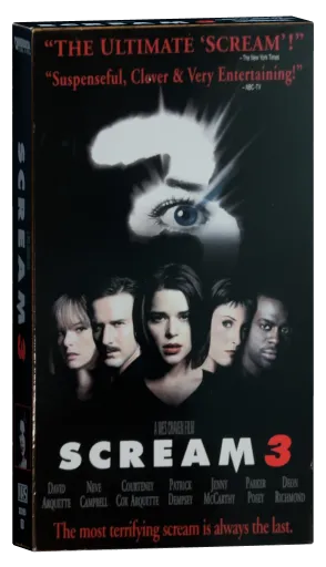 Scream 3 VHS, Dimension Home Video