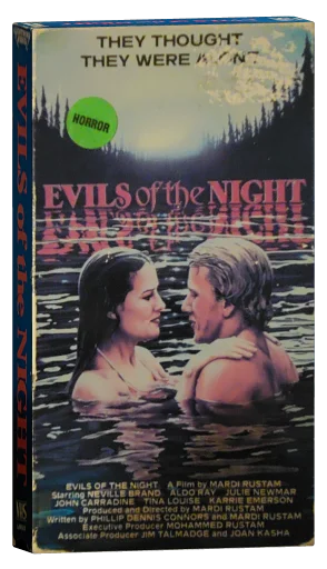 Evils of the Night VHS, Lightning Video