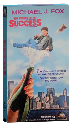 The Secret of My Success VHS, MCA Universal Home Video