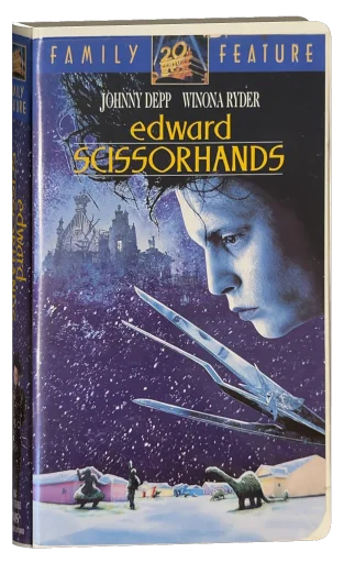 Edward Scissorhands VHS, Fox Video