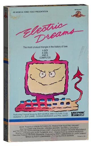 Electric Dreams VHS, MGM/UA Home Video