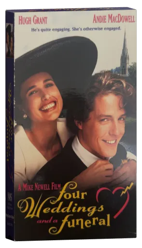 Four Weddings and a Funeral VHS, PolyGram Video
