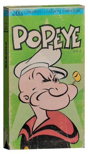 Popeye VHS cover