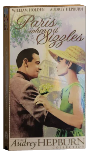 Paris When It Sizzles VHS cover
