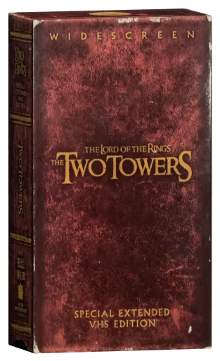 The Lord of the Rings: The Two Towers VHS, New Line Home Entertainment