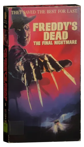 Freddy's Dead: The Final Nightmare VHS, New Line Home Video