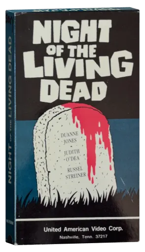 Night of the Living Dead VHS, United American Video