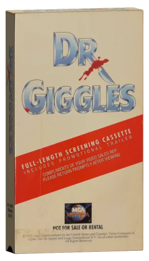Dr. Giggles VHS, MCA Universal Home Video