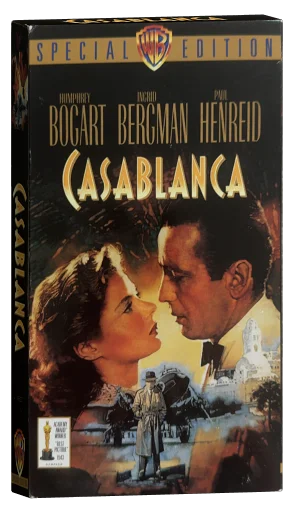 Casablanca VHS, Warner Bros.