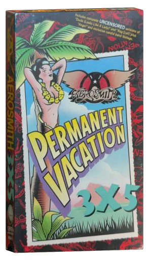 Aerosmith 3x5 VHS cover