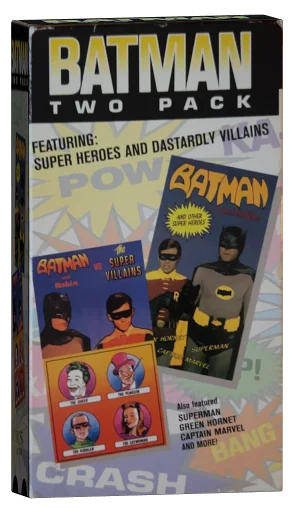 Batman Two Pack VHS cover