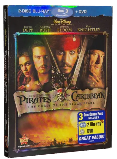 Pirates of the Caribbean: The Curse of the Black Pearl Blu-ray, Walt Disney Home Video