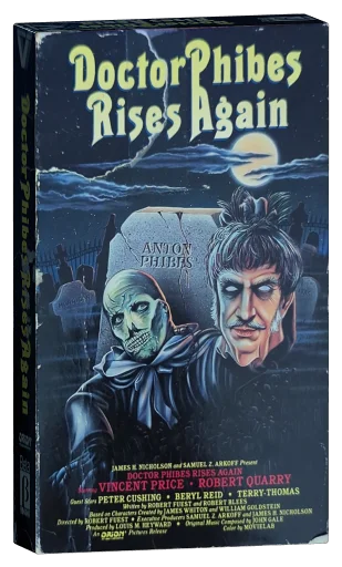 Dr. Phibes Rises Again Betamax, Vestron Video