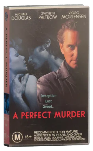 A Perfect Murder VHS, Warner Home Video