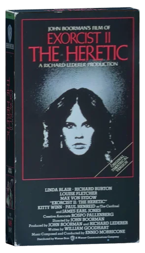 Exorcist II: The Heretic VHS, Warner Home Video