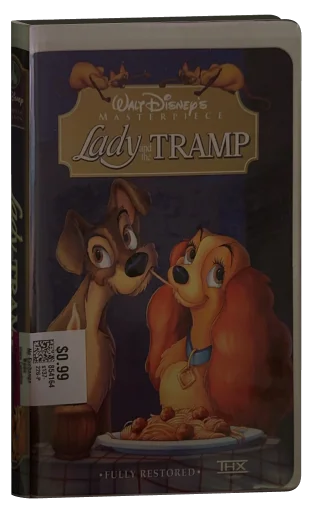 Lady and the Tramp VHS, Walt Disney Home Video