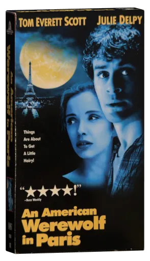 An American Werewolf in Paris VHS, Hollywood Pictures Home Video