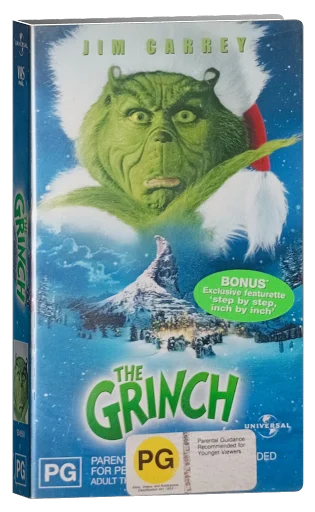 How the Grinch Stole Christmas VHS, Universal Studios Home Video